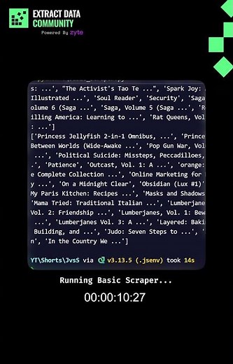 Basic vs Async Python Scraper | 10x Faster Web Scraping #coding #python #programming