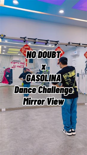 13K views · 162 reactions | NO DOUBT x GASOLINA Dance Challenge | Mirror View Tutorial #nodoubtxgasolinachallenge #tiktokdancetutorial | Kelvin Dance Tutorial | Facebook