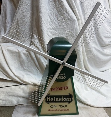 Heineken Windmill Lighted Beer Sign, 1970s Vintage, Working Condition | eBay