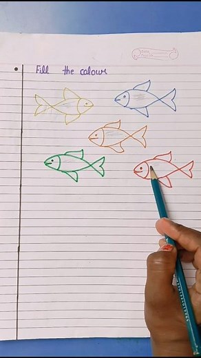 Fill The Colour/ EVS Worksheet/ Nursery EVS Worksheet/ LKG Worksheet #lkg #evs #ukg #shortsfeed