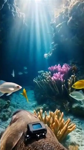 Fish POV Camera Exploring Coral Reef 🐟😱 | Underwater GoPro Adventure