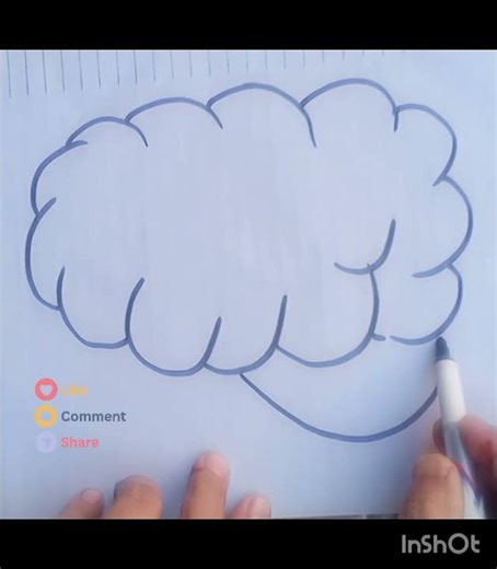Draw easy cartoon brain drawing/#easy #cartoon #brain #drawing #organ/Haa-Meem 4science
