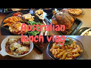 AUSTRALIAN LUNCH||ROASTED CHICKEN||CHICKEN PARMA||PASTA||SALAD|AUSTRALIAN FOOD RECIPES|LUNCH RECIPES