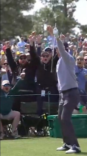 Hole-in-one for Justin Thomas on No. 2 at the Par 3 Contest. #themasters
