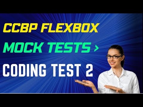 Mock Tests | Coding Test 2 | FLEXBOX | NxtWave | CCBP 4.0