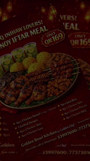 #doha #ofwqatar #qatar #binmahmoud #qatartiktok #goldenbowlkitchen #BBQBoodleFight #DohaEats #KeetaDelivery #PinoyIftar #GoldenBowlKitchen