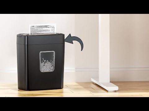 Bonsaii 8 Sheet Cross Cut Paper Shredder Review - Efficient and Compact!