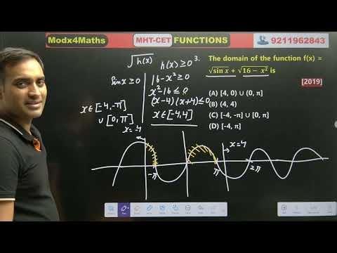 Functions PYQ Solving | MHT CET Maths Previous Year Questions | (Part-1) #functions #12th #mhtcet