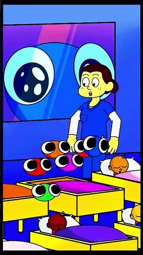 🌈 Rainbow Friends BABIES?! 🍼 (Cartoon Animation)