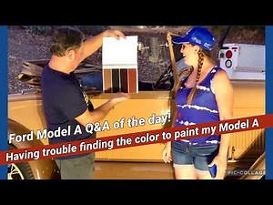 Ford Model A paint color, how do I find the paint I’m looking for? ​⁠@ModelA helps with answer!