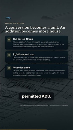 Garage Conversion vs Home Addition: Which Costs Less in LA | 1-800-ADU-Pros