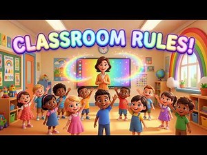 🔥 Classroom Rules Song 🏫 | Fun & Easy School Manners for Kids! #classroomrules