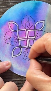 I used several tangles suggested by the #ToYouTangle2025 team - thank you for your prompts and efforts! 💖 | Zen Linea