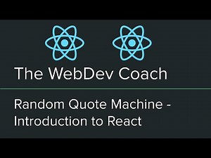 Start with Basic React - FreeCodeCamp - Random Quote Machine 01 - React