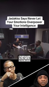 8.4M views · 221K reactions | #Jadakiss Says Never Let Your Emotions Overpower Your Intelligence | Mafia Principles | Facebook