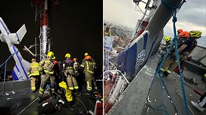Terrifying footage shows panic inside tourist helicopter as it spirals and crashes in Colombia
