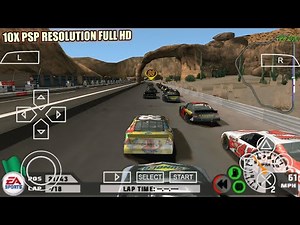 Keren ! Coba Game NASCAR Setting Grafik 10X PSP Lebih HD Cuy !