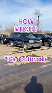 Looks Nice from 20 feet… Until you get inside of this Chevy Tahoe #chevy #chevytrucks #lookscanbedeceiving #junkyard #autopartscity | Auto Parts City, Inc.