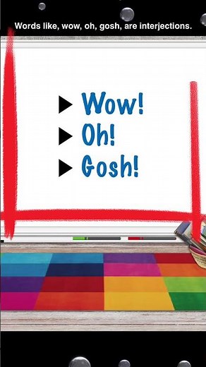 What are interjections? Watch this video to find out! #shorts