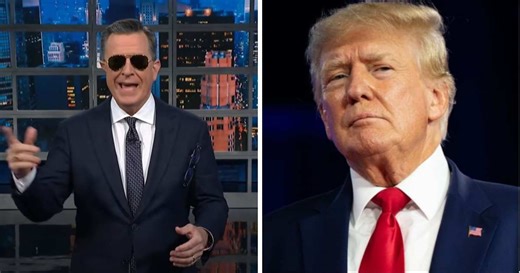 Stephen Colbert channels Joe Biden to mock Donald Trump's dance-a-thon town hall