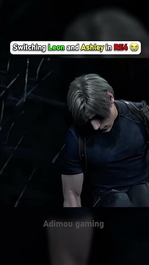 Switching Leon with Ashley in RE4 😭