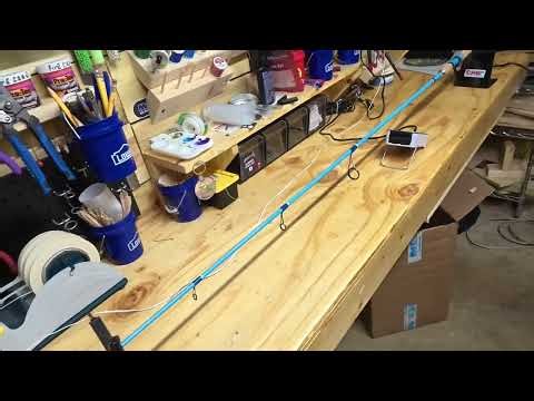 Rod builders heated guide dryer enclosure