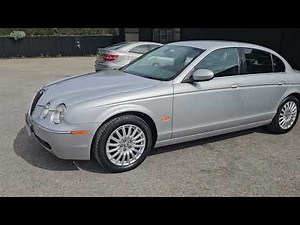 2005 Jaguar S Type 2.5 V6 Manual Gearbox Walk Around in Platinum Silver