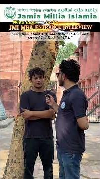 How to Face MBA Interview | JMI MBA Topper Share Tips & Interview Experience | Rank 2 in MBA