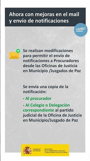 Descubre las mejoras en el mail y el envío de notificaciones en LexNET 5.12