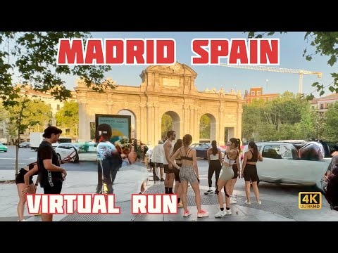 Virtual Run | Madrid Spain | Treadmill Workout #075