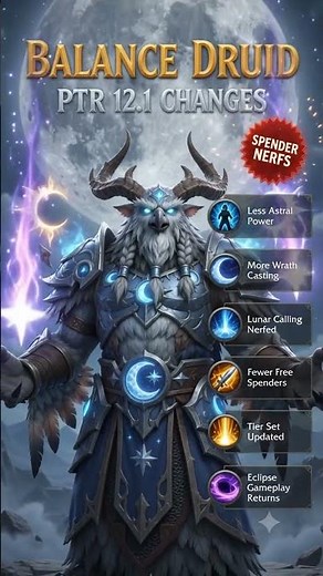 📢 Less Astral Power Generation for Balance Druids Means More Wrath Casting! #druid #midnight #wow