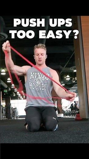 Resistance Band Push-Up Form 🔥 Build More Chest & Tricep Strength Without Weights