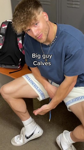 The big guys always have the killer calves 😩 (imagine I have big calves in this video) #fyp #foryou #viral #fitness