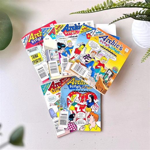 Vintage 1990s Archie’s Story & Game Digest Magazine Lot of 6, Archie Comic Digest Library Puzzle Activity Books, Comic - Etsy Canada