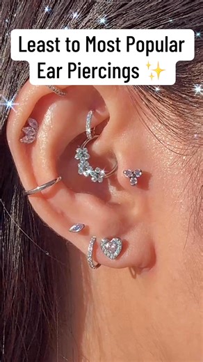162K views · 967 reactions | Least to most popular ear piercings —...
