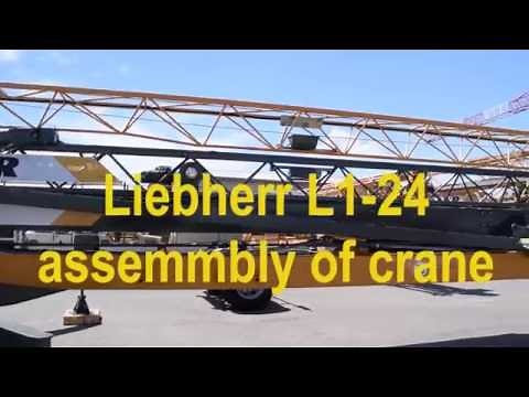 Liebherr L1-24 crane assembly