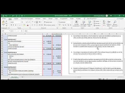 Como hacer el Libro diario | Ejercicio resulto | Proceso contable |