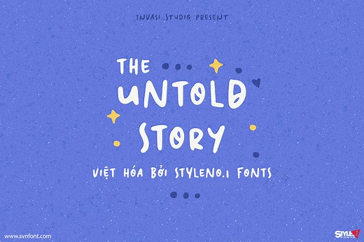 [Miễn phí] SVN-The Untold Story - Việt hóa - STYLEno.1 Fonts