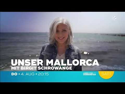 TV Programm heute Abend 20.15 - Do 04.08.2022 - SAT 1 - UNSER MALLORCA - MIT BIRGIT SCHROWANGE