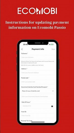 Update Payment Info on Ecomobi Passio: Quick Guide