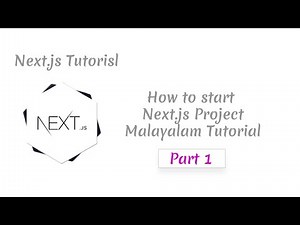 How to create next js project Malayalam tutorial Part 1