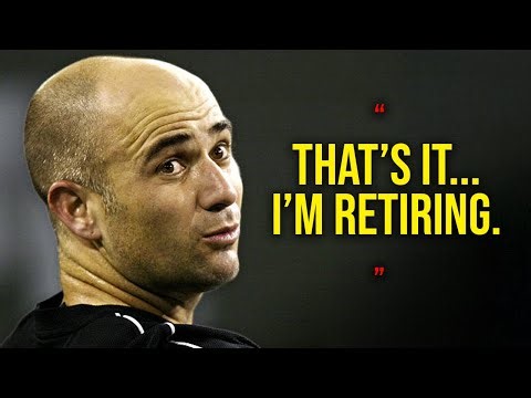 Andre Agassi was ON FIRE... Until Federer Did THIS!