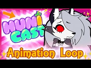 💕 FUNNY HuniCast Moment - Furry Fighting Game? // Loona Animation Loop #hunicast #helluvaboss 💕