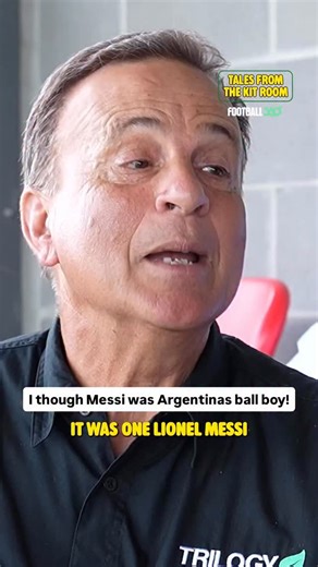 “It was Lionel Messi!” 😮🇦🇷 Another classic Tale from the Kit Room. Watch the full feature now on football360.com.au! | Football360.com.au