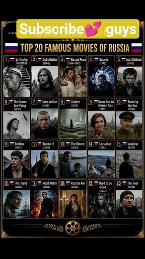#World famous #best Russian movies 💕✌