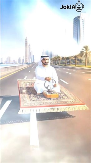 Dubai just unlocked the REAL flying carpet… and it’s insane! #MagicCarpet #AIVideo #ViralShorts