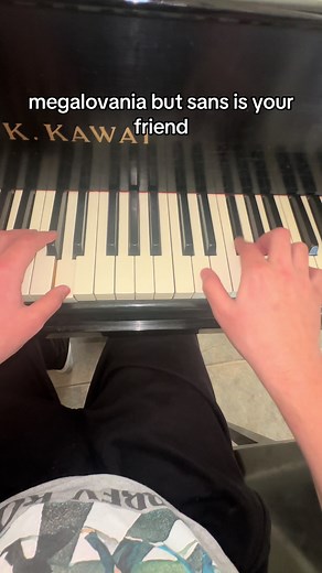 megalovania #undertale #piano #music #pov #fyp | megalovania