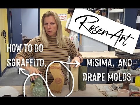 Drape Mold, Sgraffito & Mishima Demonstration