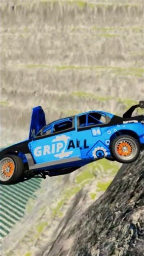 Truck vs Giant Lava Pit 😱 BeamNG drive #94 #beamng #beamngdrive #usa #brasil #viral #short #shorts