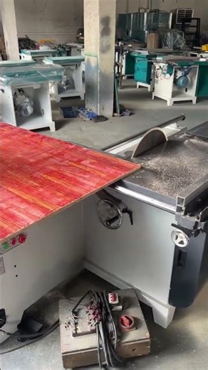 Sliding Table Saw #Wood working #Timber Processing #CircularSaw